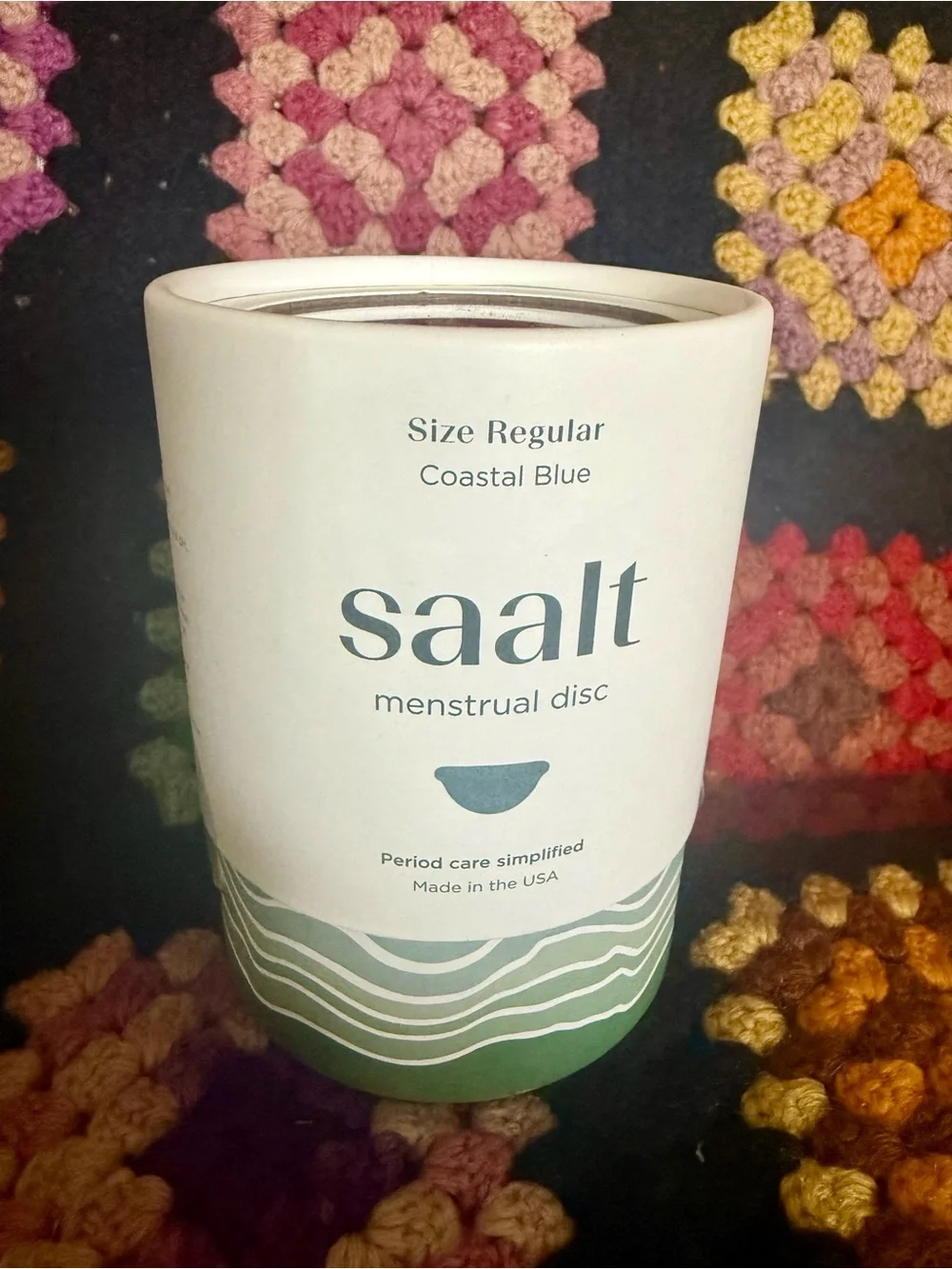 Saalt Menstrual Disc Size Regular — Coastal Blue